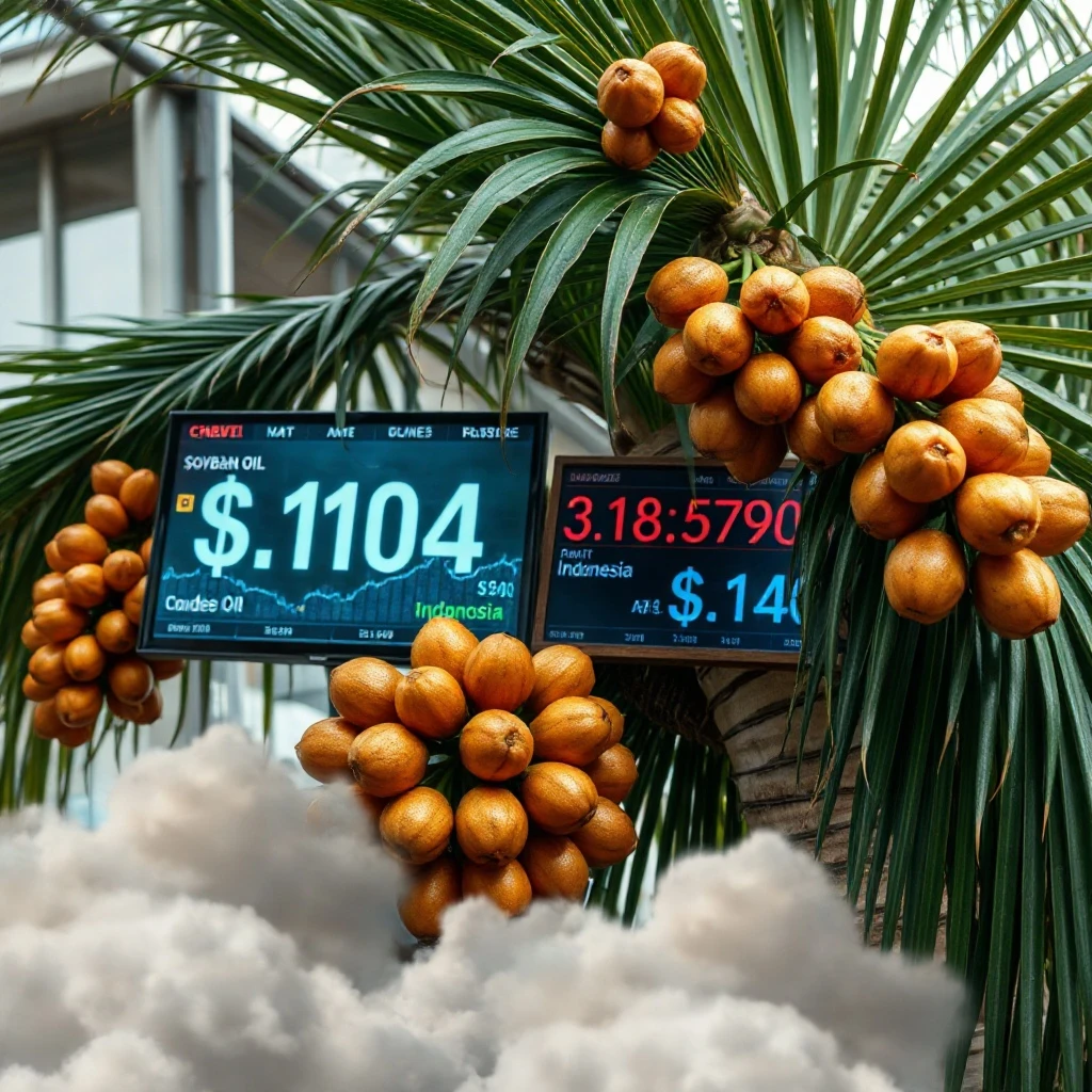 Palm Oil Balances Wide Soybean Discount Against Five-Month Malaysia Stocks